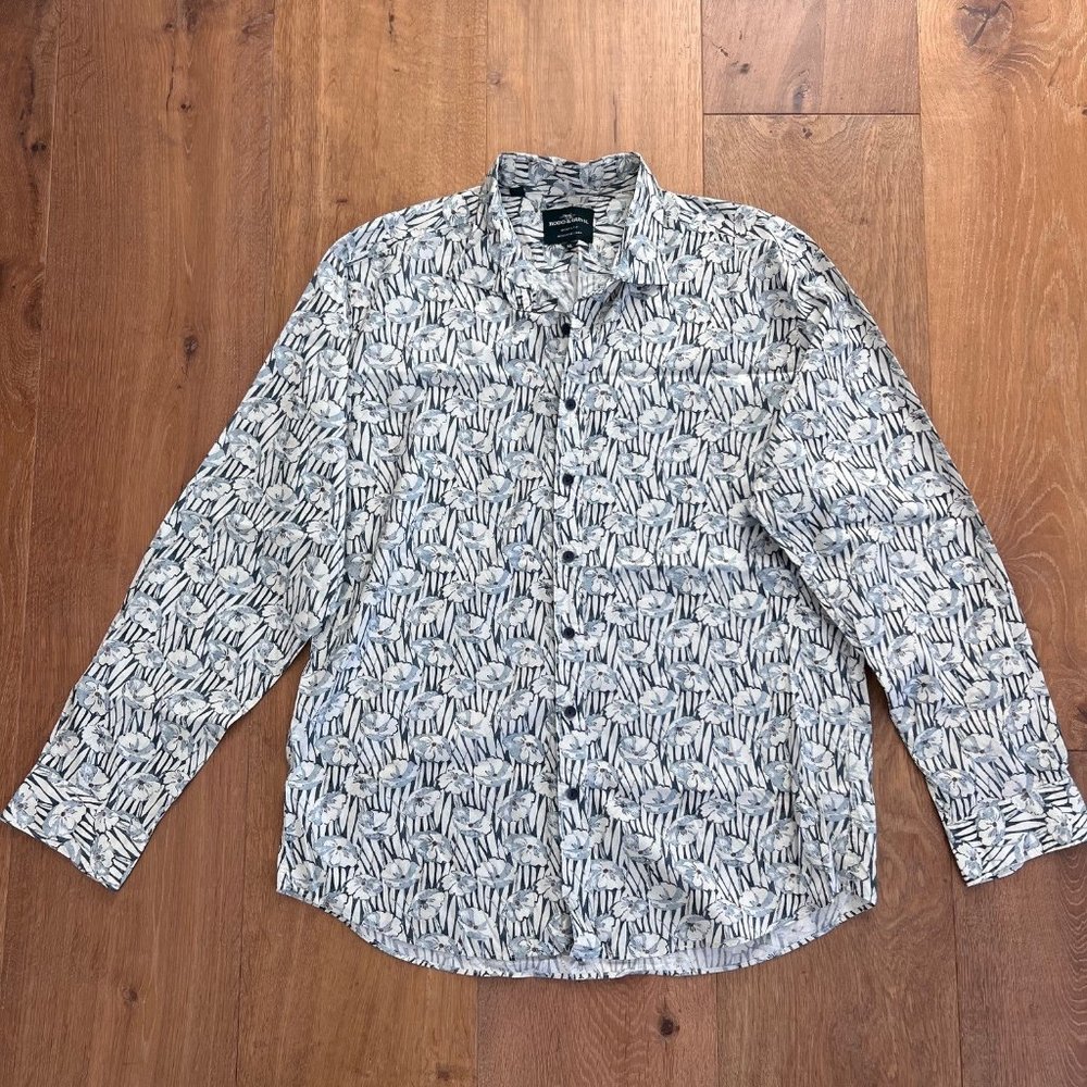 Rodd & Gunn Sports‎ Fit Long Sleeve Button Shirt Mens XL Floral